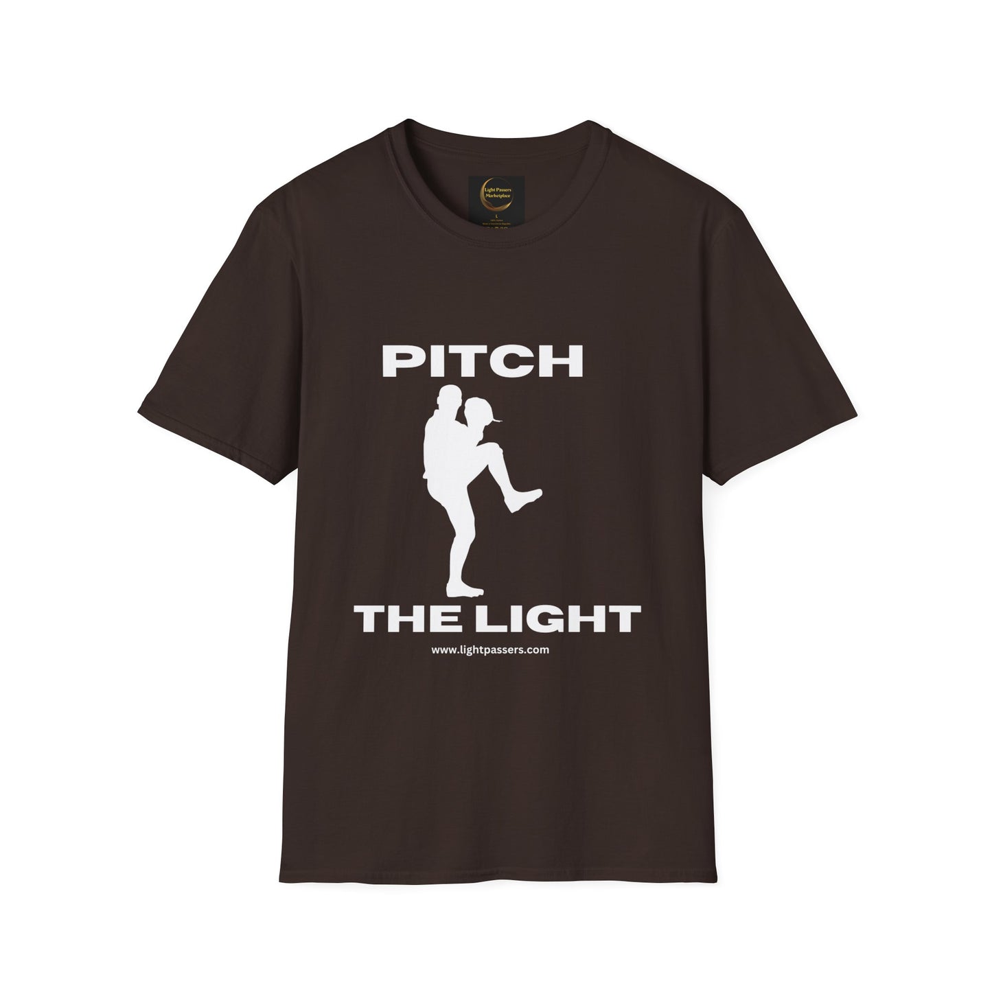Light Passers Marketplace Streak Lightning PITCH The LIGHT Unisex Soft T-Shirt Simple Messages, Fitness