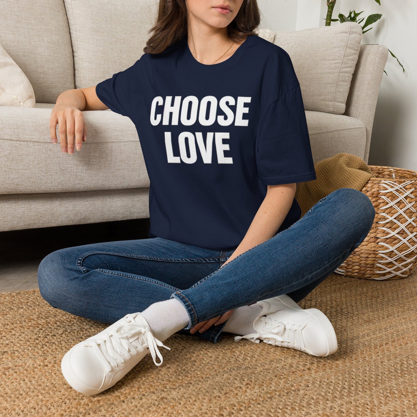 Choose Love Adult Unisex T-Shirt — Bold  Inspirational