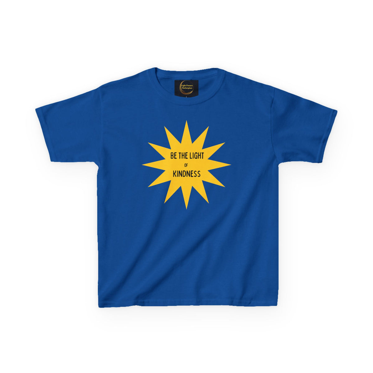 Kids/Youth Tee — Yellow Starburst “Be The Light of Kindness”