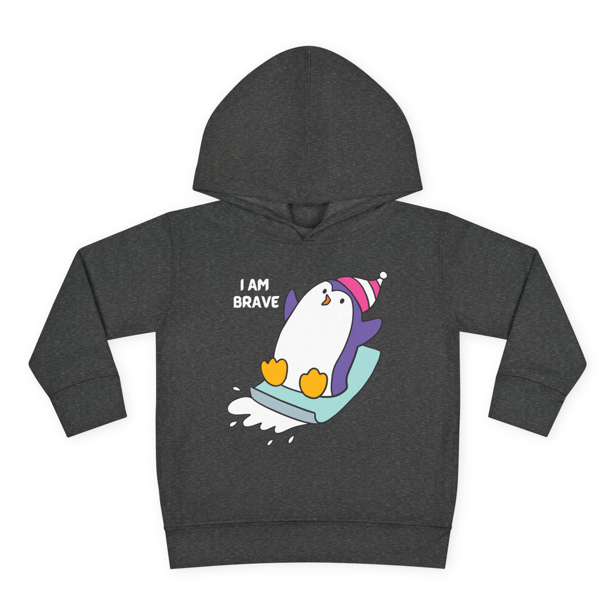 Brave Penguin Toddler Hoodie