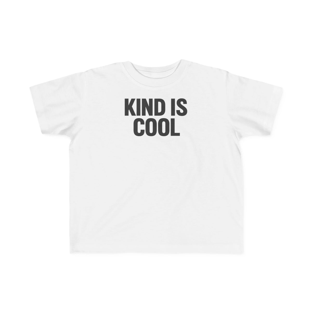 Kind Is Cool Toddler Tee — Playful Positive Message Kids Shirt