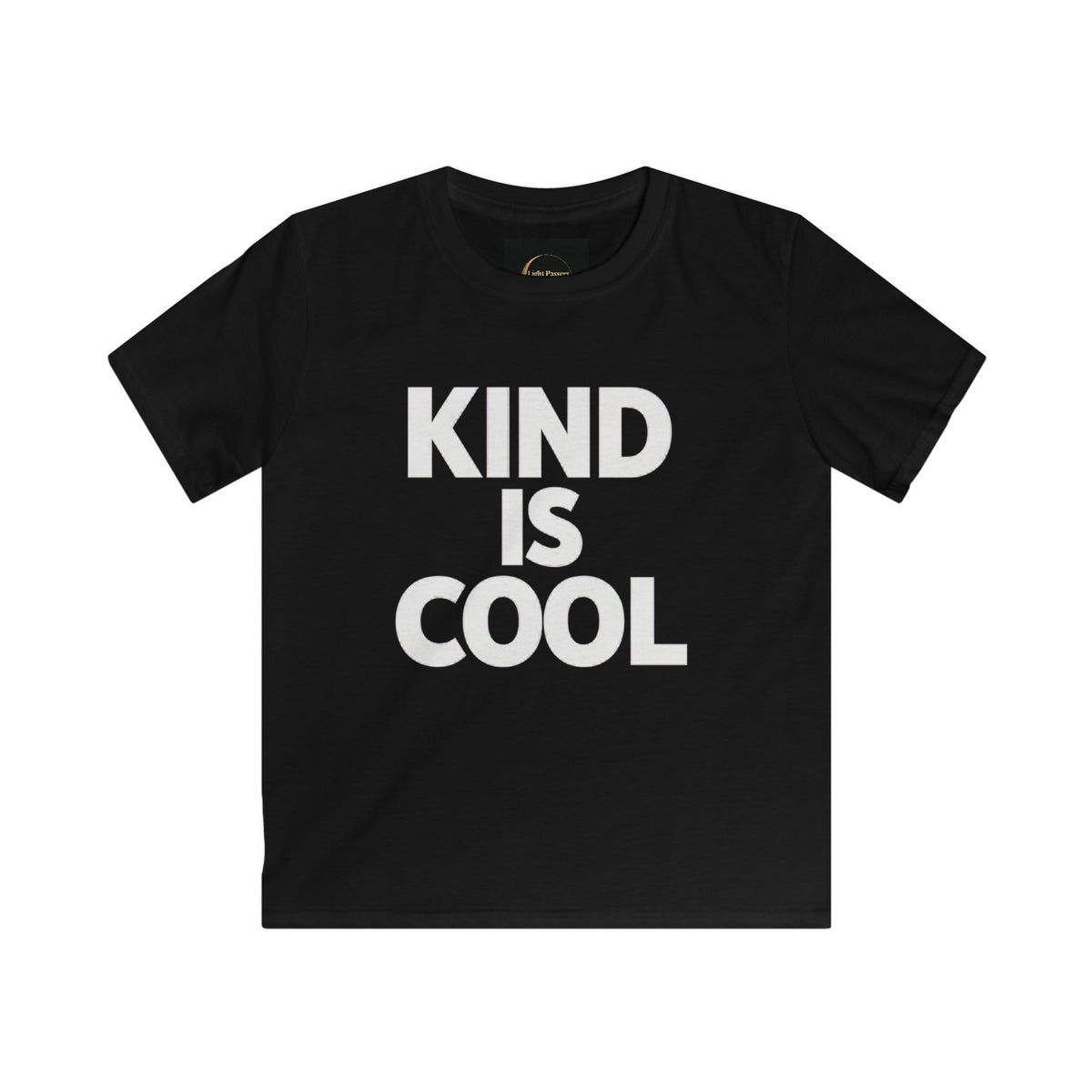 Youth Kids Tee — "Kind Is Cool" Positive Message T-Shirt