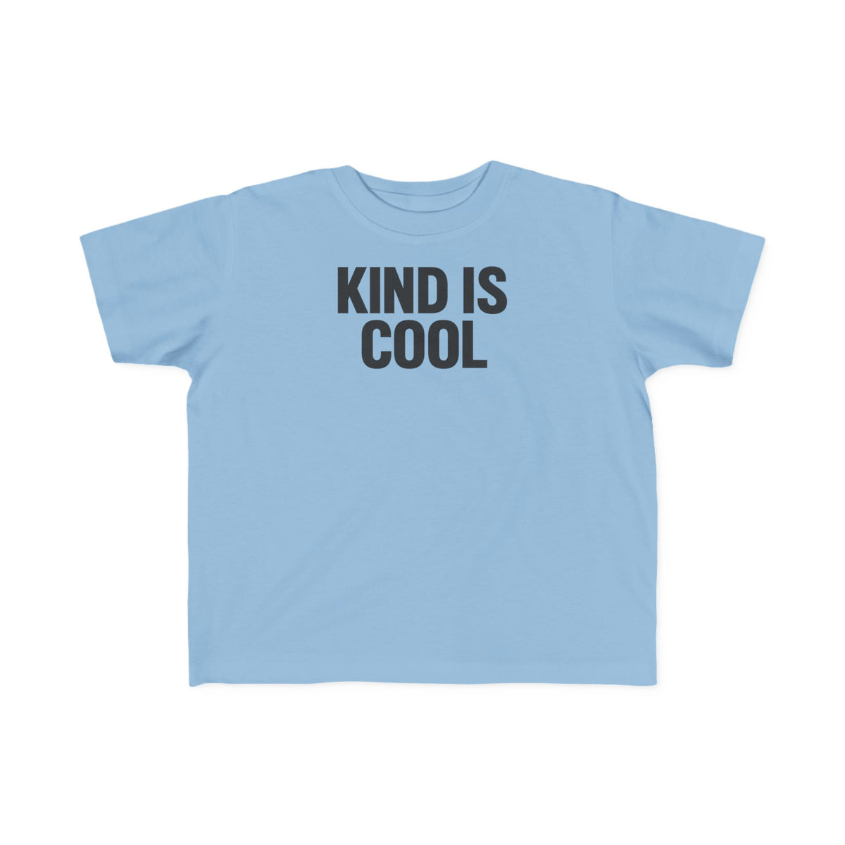 Kind Is Cool Toddler Tee — Playful Positive Message Kids Shirt