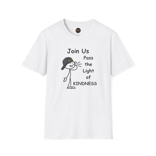 Join Us Pass the Light of Kindness Adult Unisex T-Shirt