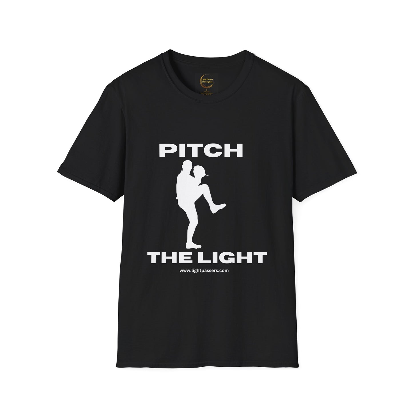 Light Passers Marketplace Streak Lightning PITCH The LIGHT Unisex Soft T-Shirt Simple Messages, Fitness