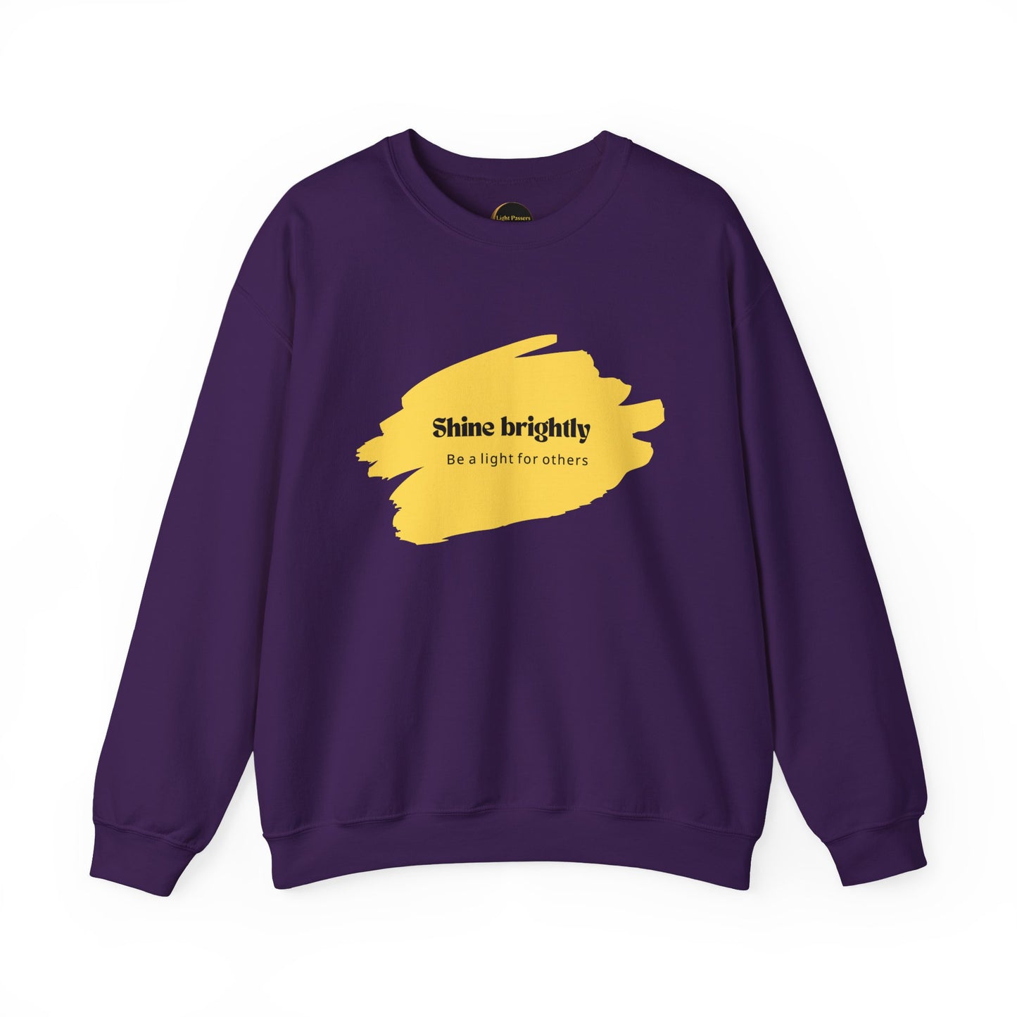 The Light Inspirational Crewneck Sweatshirt - Shine Brightly and Be the Light for Others
