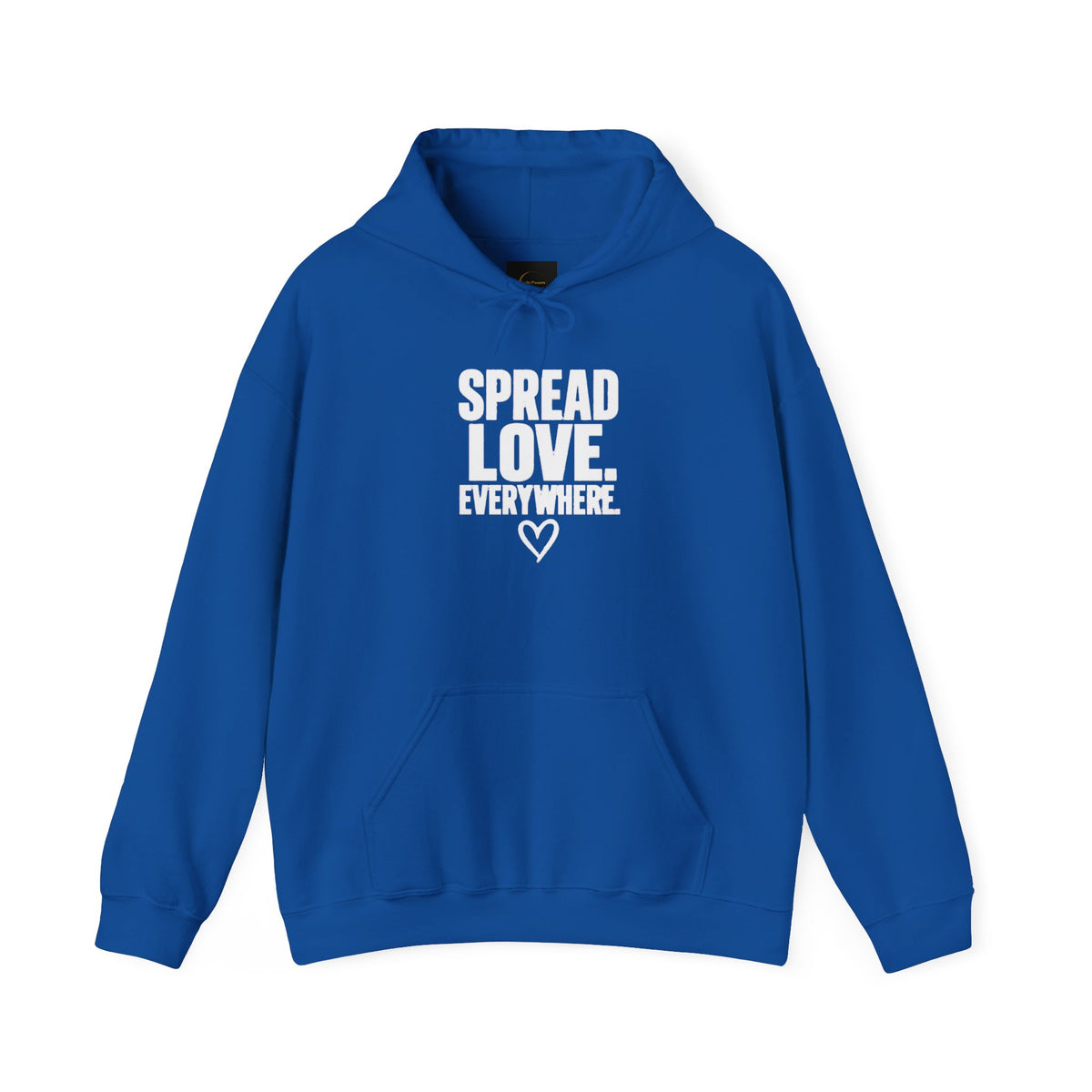 Spread Love Everywhere Adult Unisex Hoodie — Inspirational Graphic