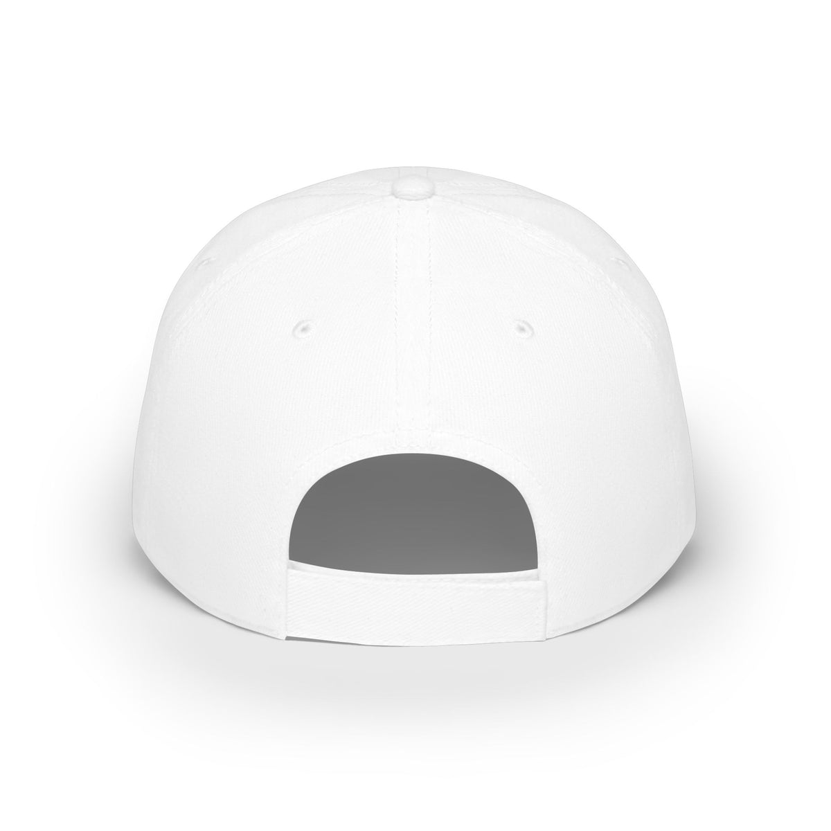 Adult Unisex Choose Peace Baseball Cap — Red Low-Profile Peace Sign Hat