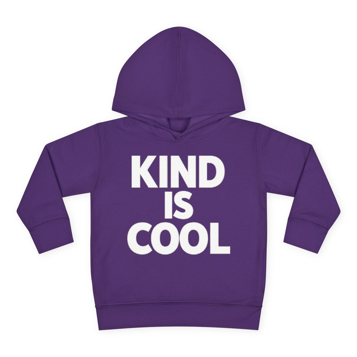Toddler Hoodie — "Kind Is Cool" Fleece Pullover