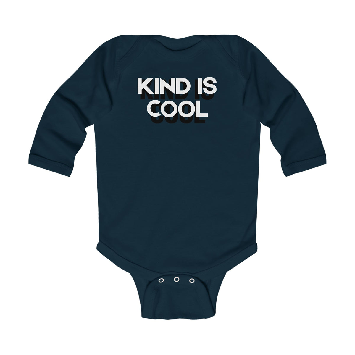 Kind Is Cool Infant Bodysuit – Long Sleeve Baby Onesie
