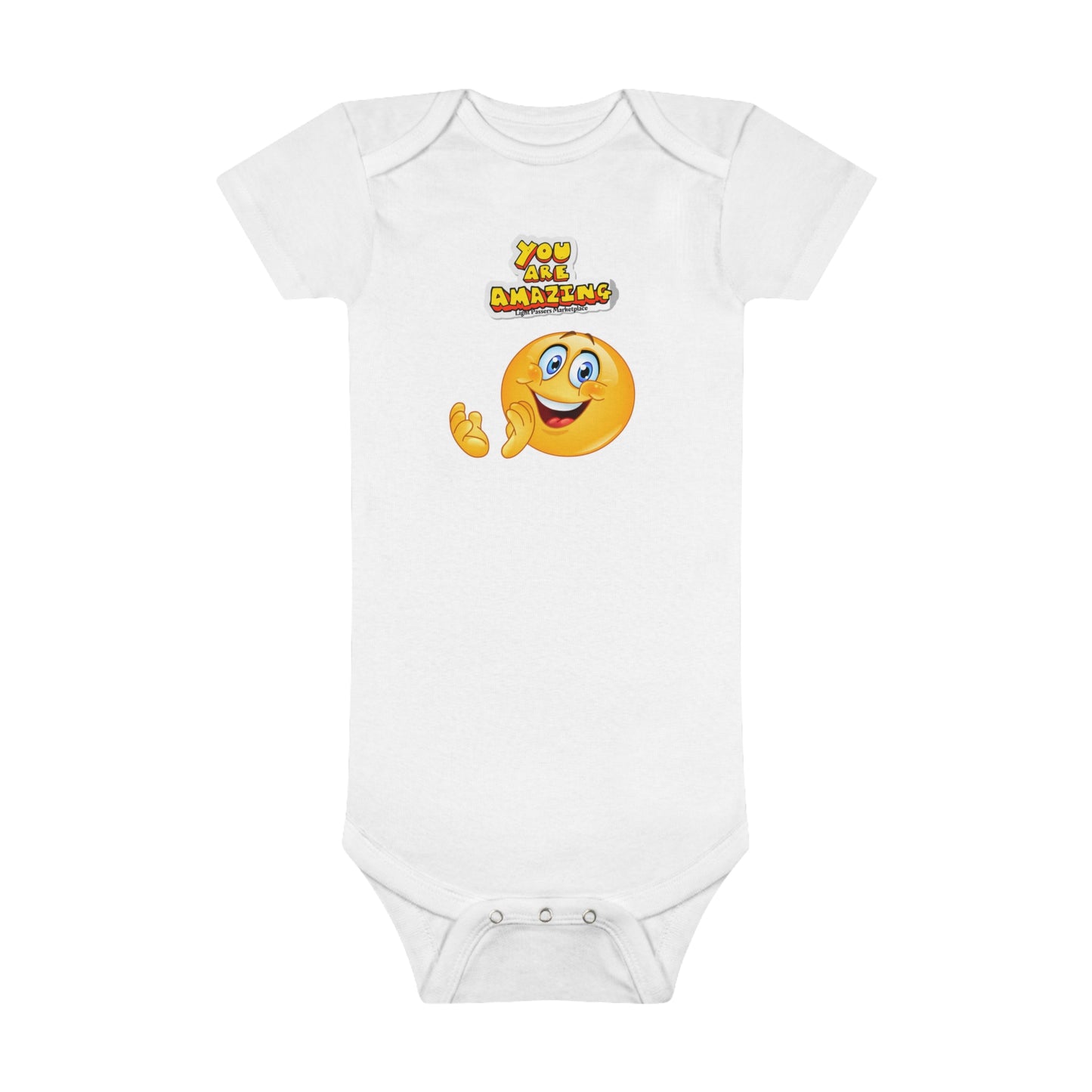 Light Passers Marketplace You are Amazing Infant Baby onesie T-shirts, Simple Messages, Mental Health