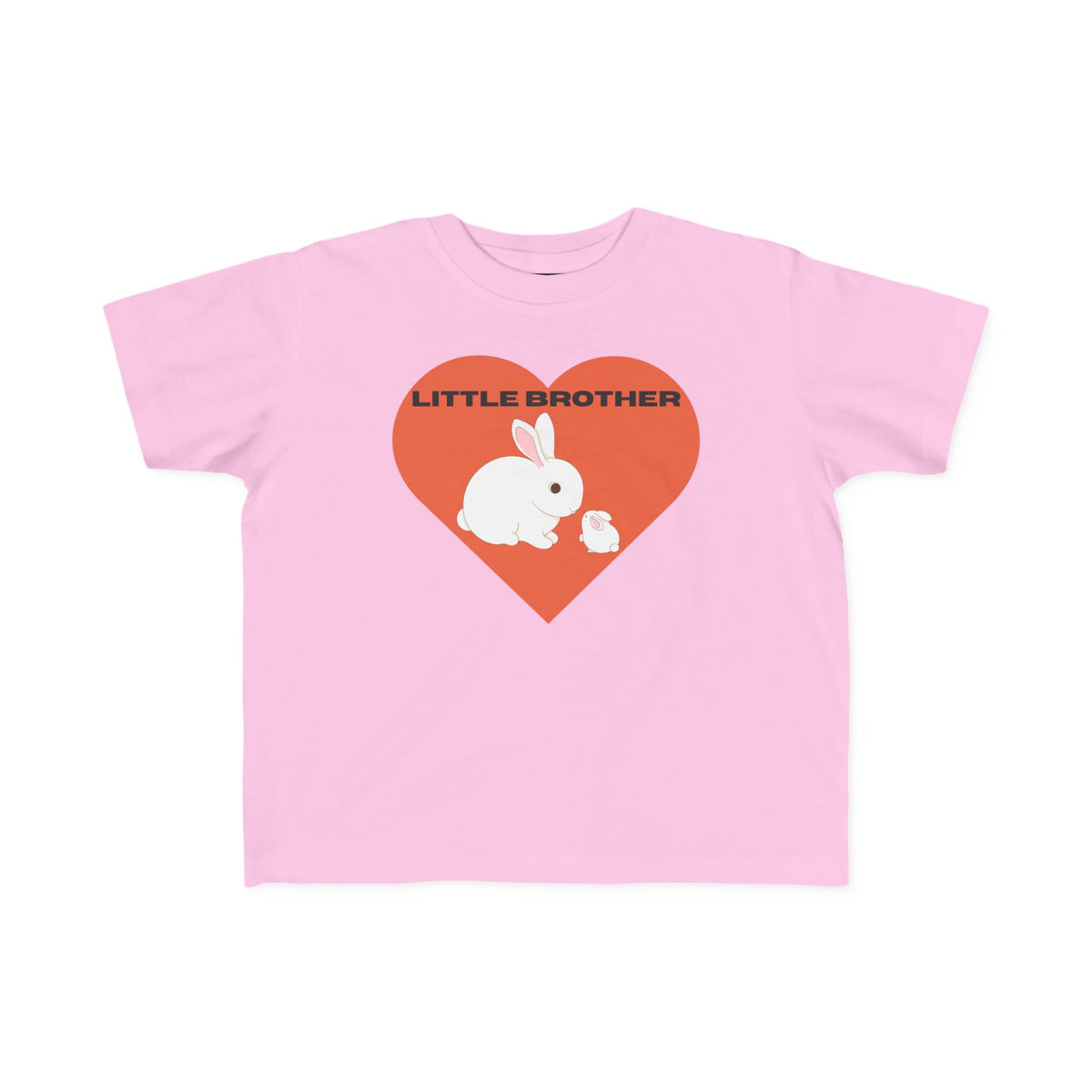 Little Brother Bunny Heart Toddler Tee