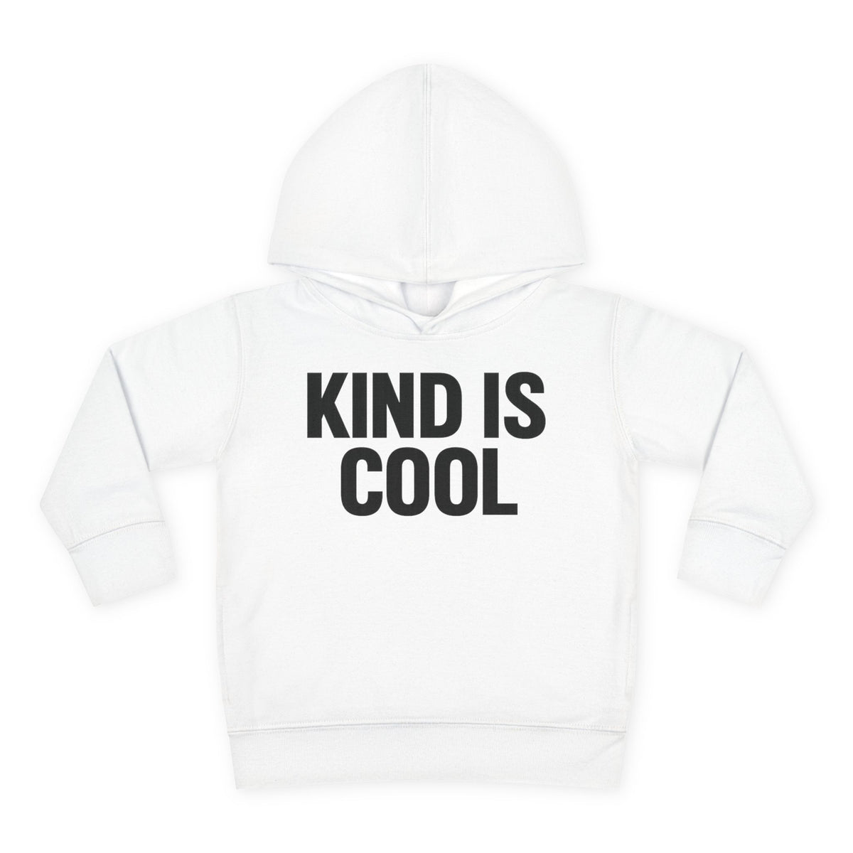 Toddler Hoodie — "Kind Is Cool" Fleece Pullover