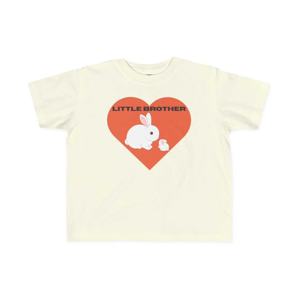 Little Brother Bunny Heart Toddler Tee