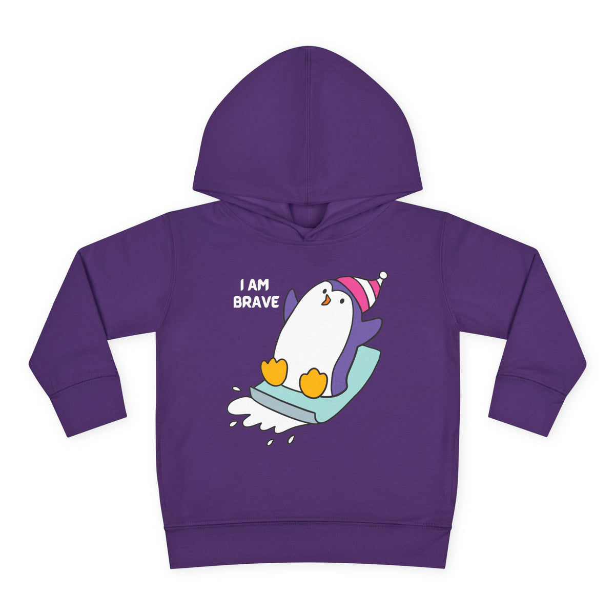 Brave Penguin Toddler Hoodie