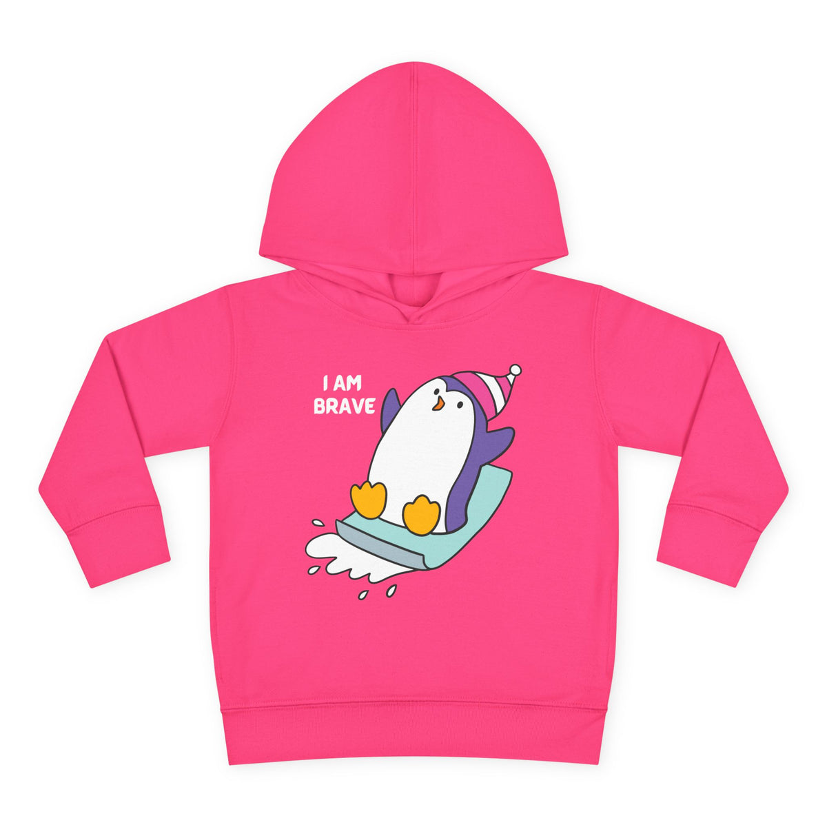 Brave Penguin Toddler Hoodie