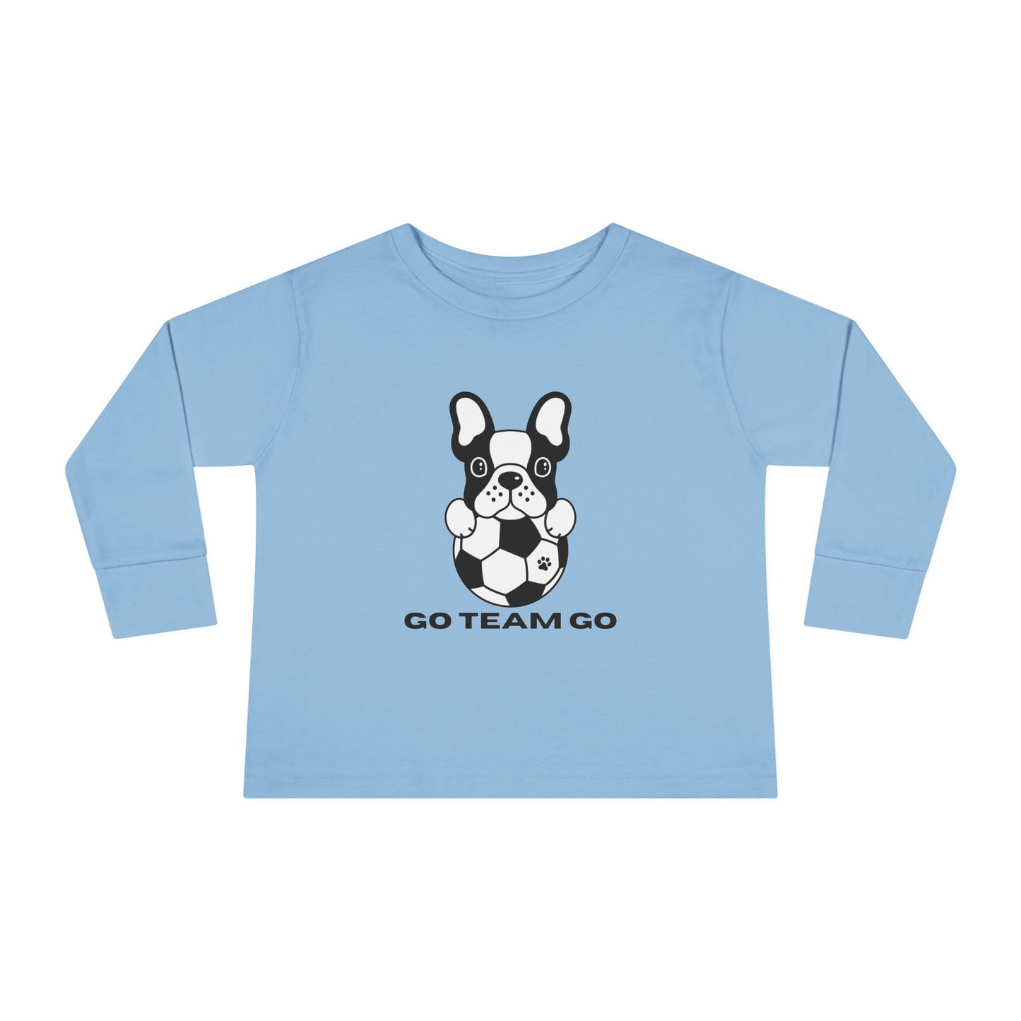 Teams Soccer Dog Toddler Long Sleeve
