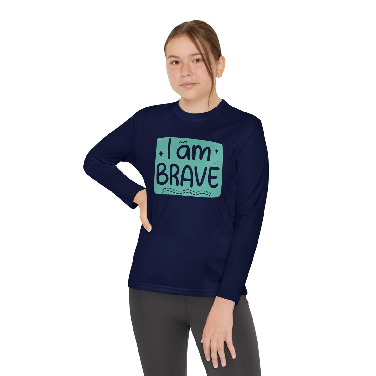I Am Brave Youth Long Sleeve Tee