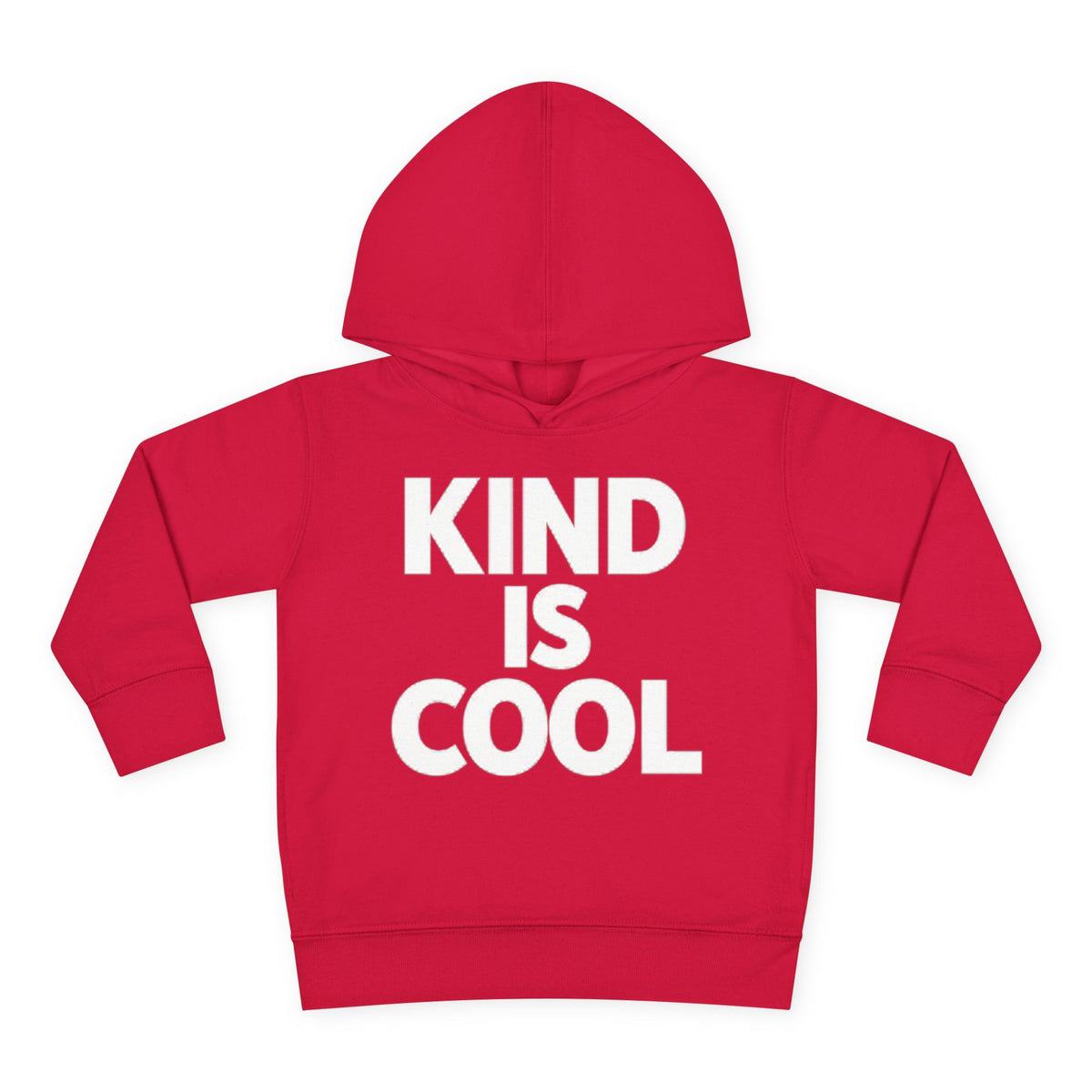 Toddler Hoodie — "Kind Is Cool" Fleece Pullover