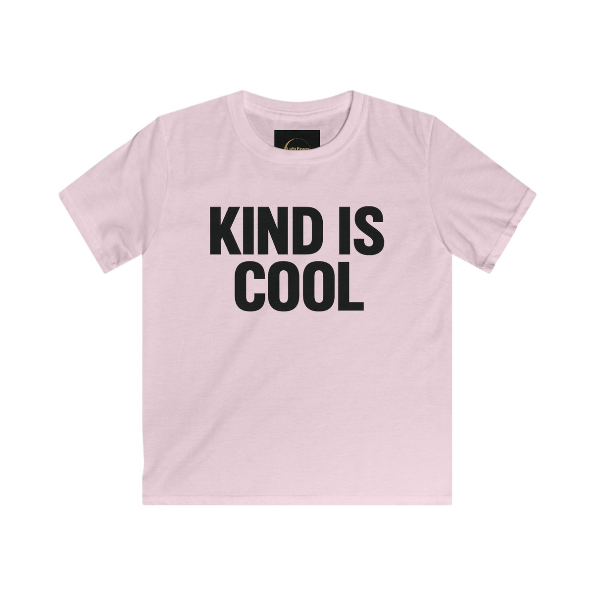 Youth Kids Tee — "Kind Is Cool" Positive Message T-Shirt