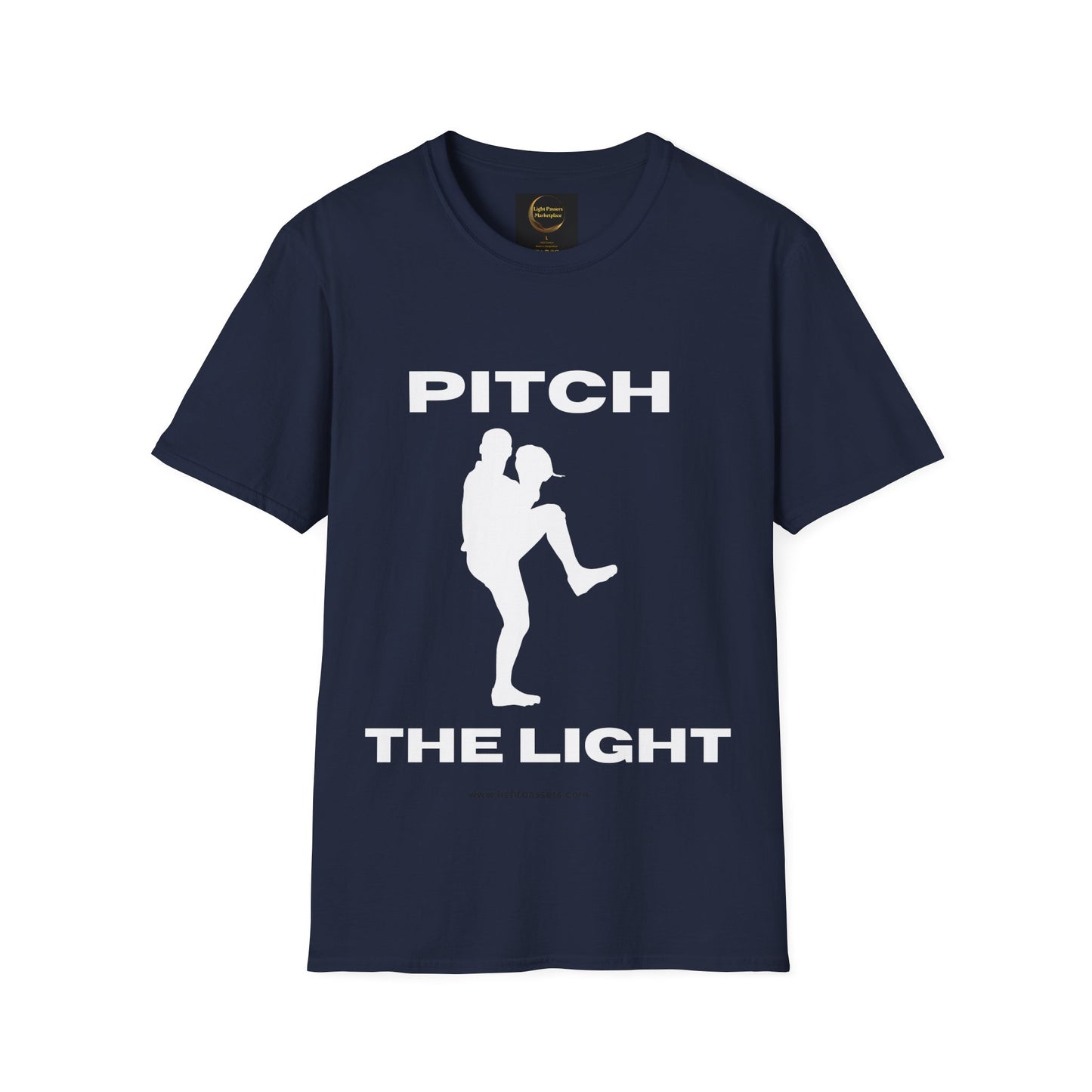PITCH The LIGHT white lettering Adult Unisex T-Shirt