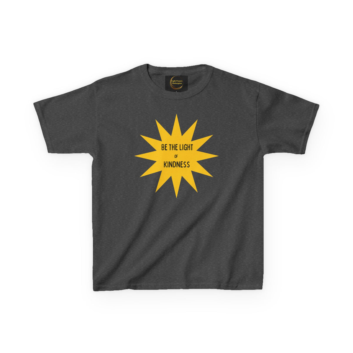 Kids/Youth Tee — Yellow Starburst “Be The Light of Kindness”