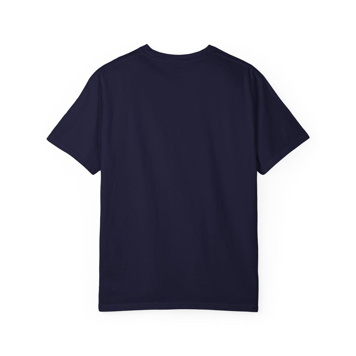 Unisex T-shirt in dark navy, short sleeves, crew neck