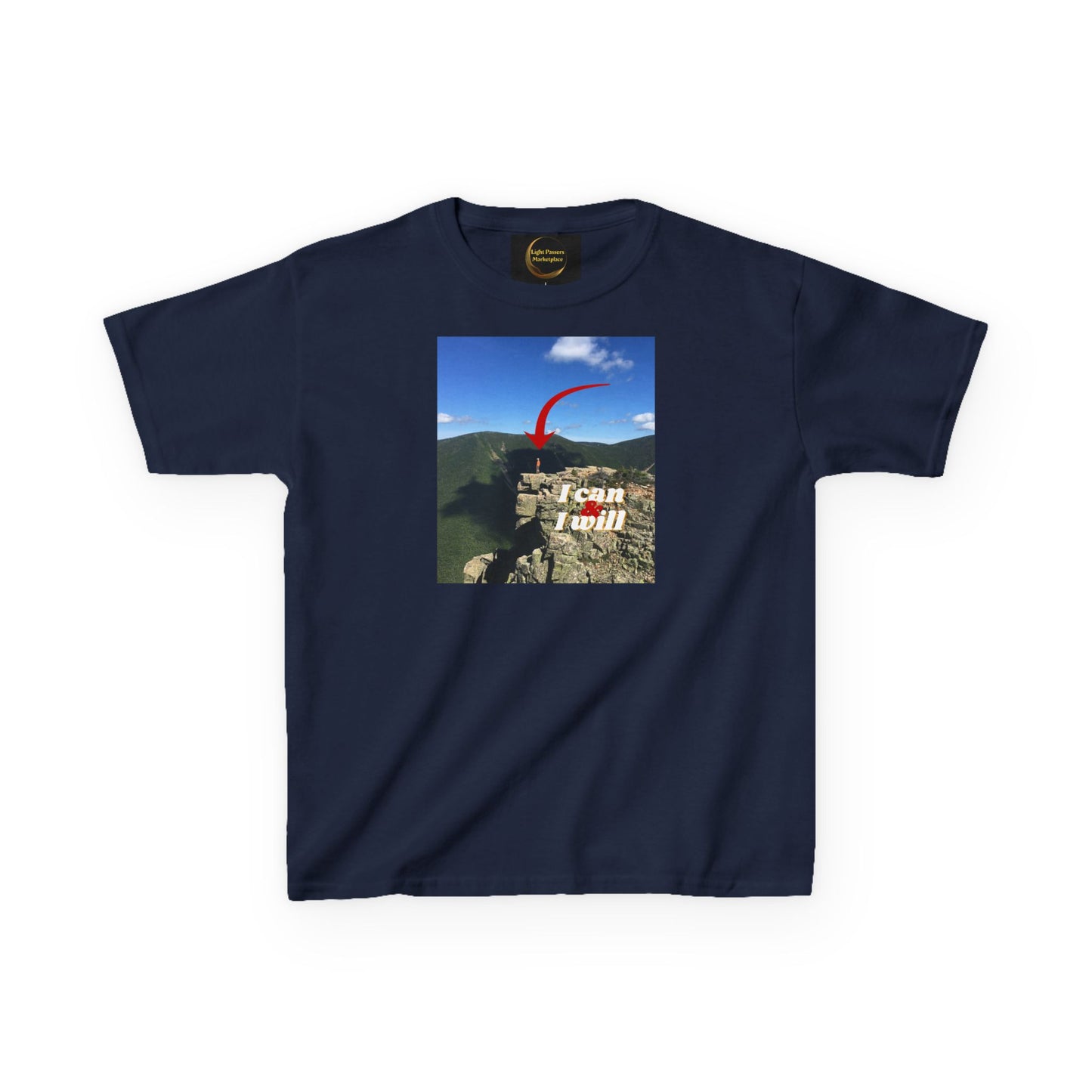 Kids/Youth 'I can, I will' Adventure Graphic Tee