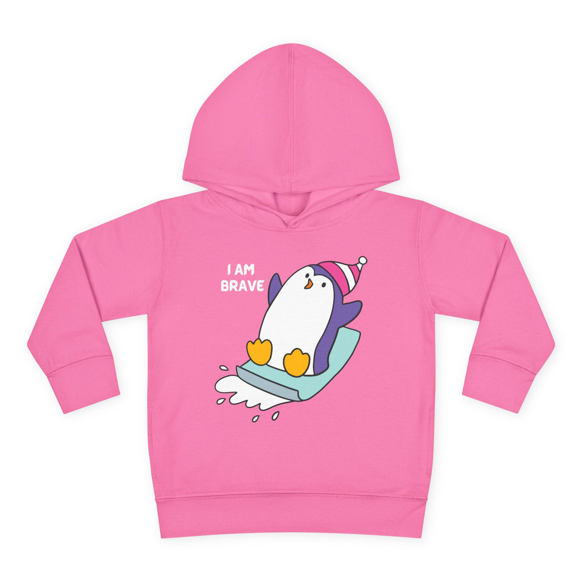 Brave Penguin Toddler Hoodie