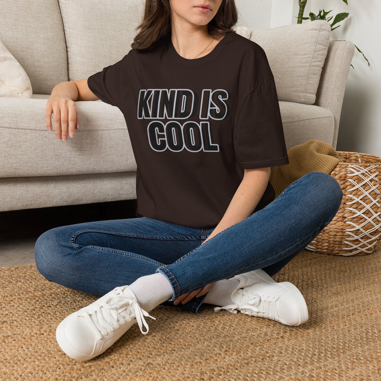 Kind Is Cool Adult Unisex T‑Shirt — Bold Positive Message