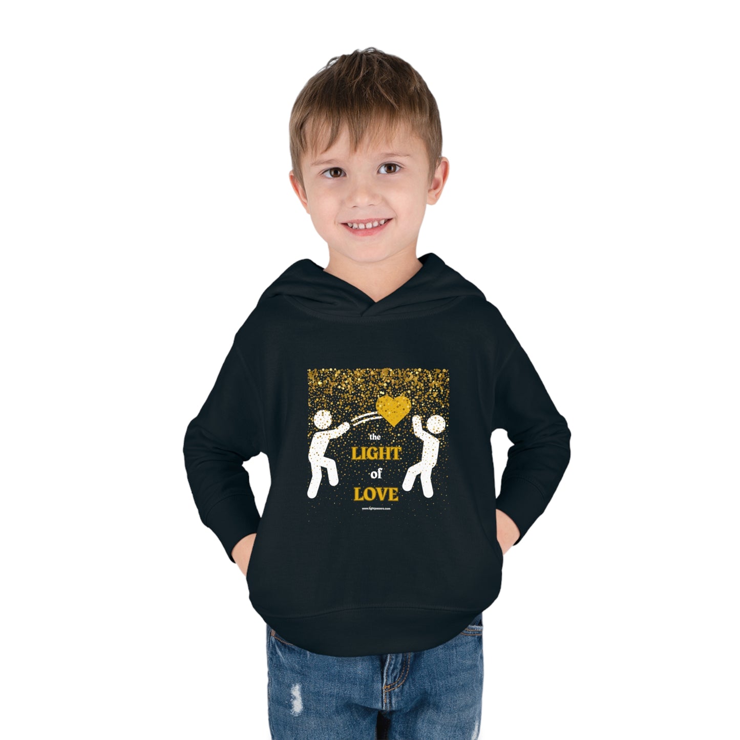 Light Passers Marketplace Pass Light Love Toddler Hoodie Inspirational Messages, Simple Messages, Mental Health