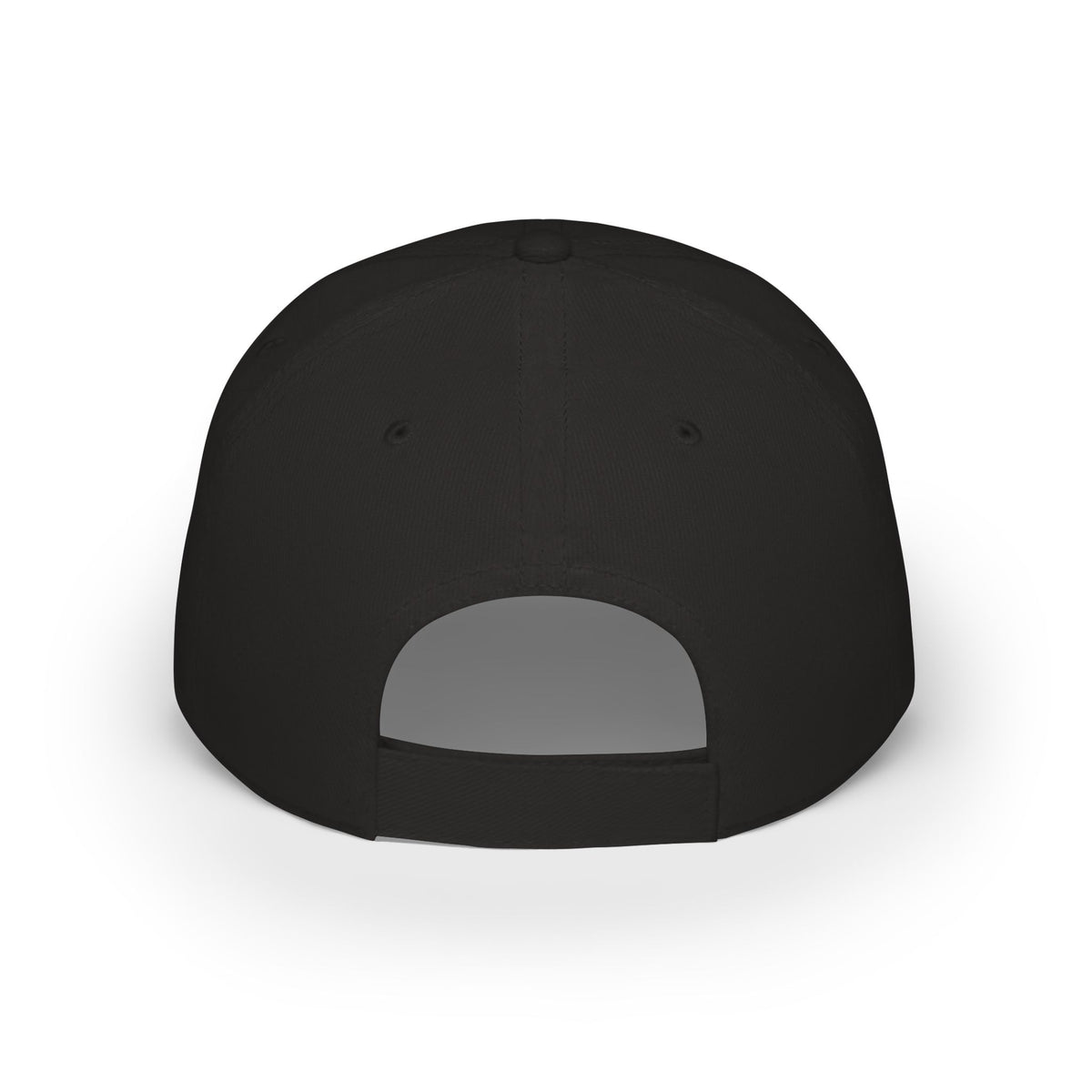 Adult Unisex Choose Peace Baseball Cap — Red Low-Profile Peace Sign Hat