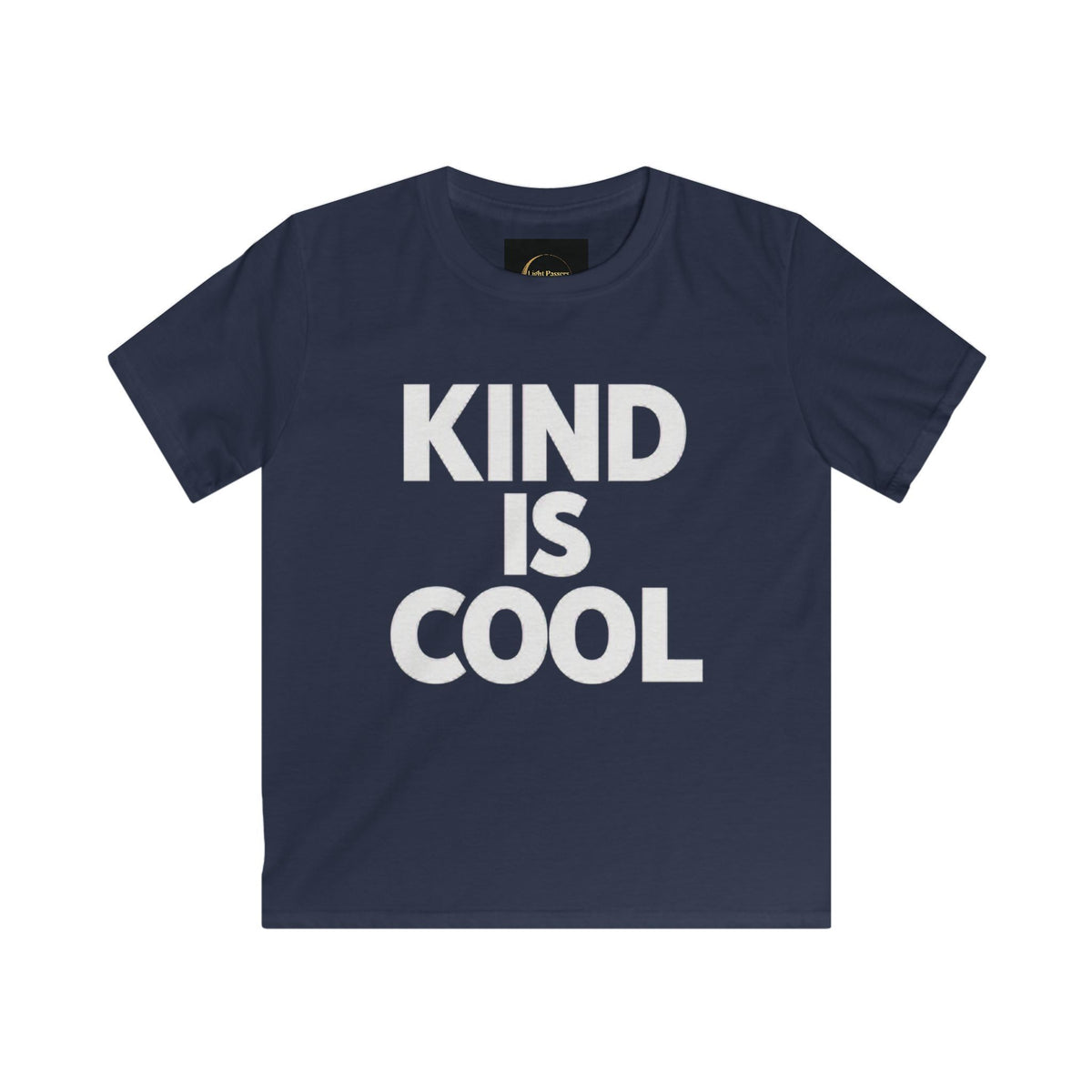 Youth Kids Tee — "Kind Is Cool" Positive Message T-Shirt