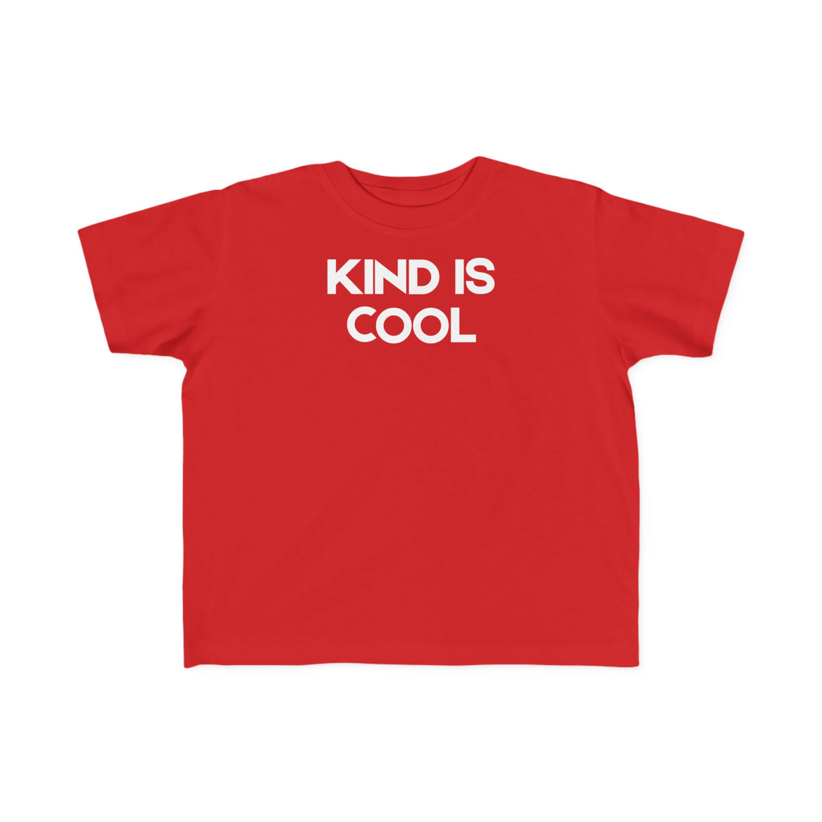 Kind Is Cool Toddler Tee — Playful Positive Message Kids Shirt