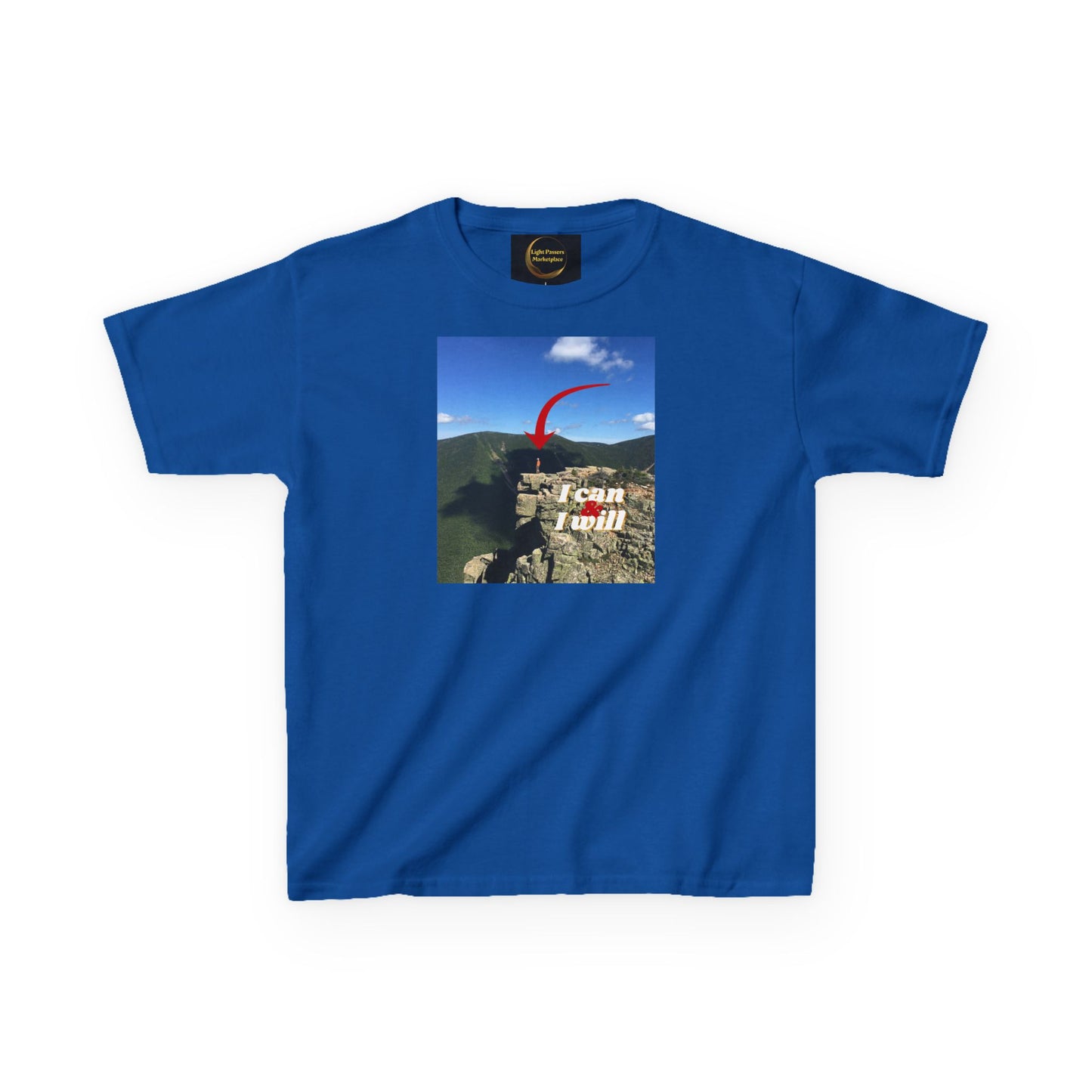 Kids/Youth 'I can, I will' Adventure Graphic Tee