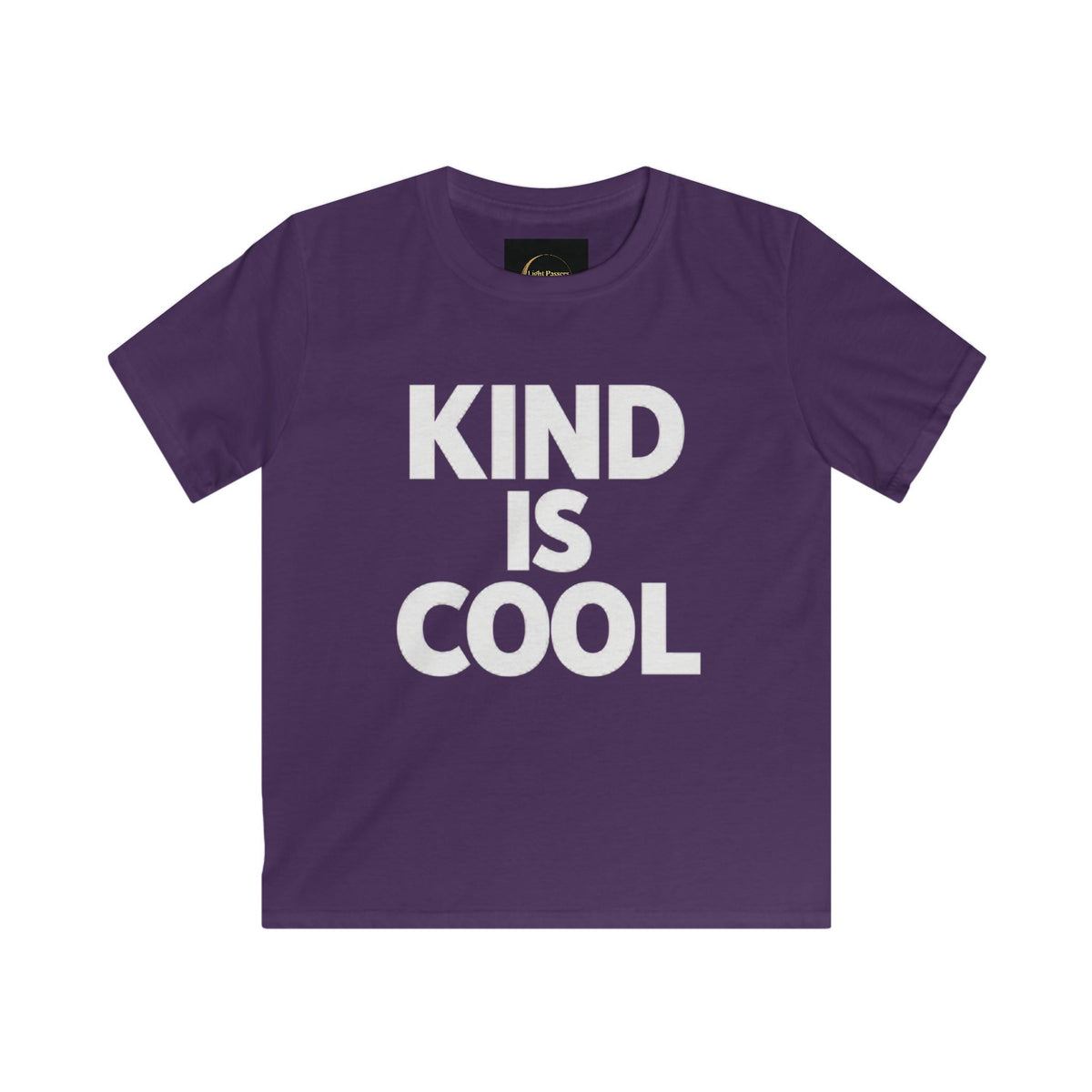 Youth Kids Tee — "Kind Is Cool" Positive Message T-Shirt