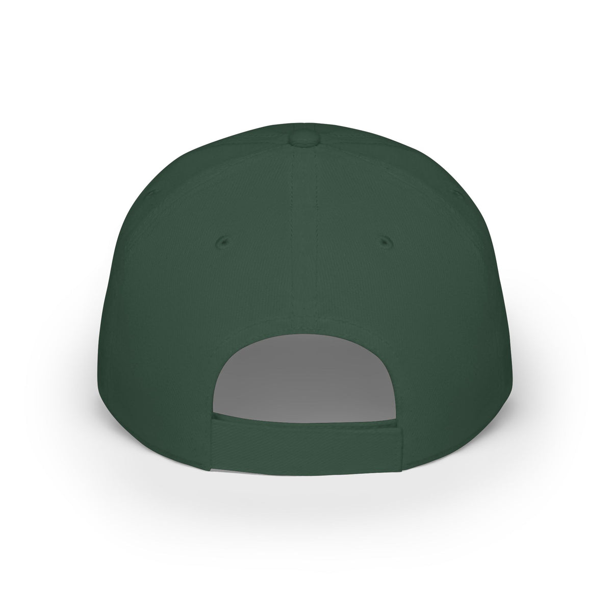 Adult Unisex Choose Peace Baseball Cap — Red Low-Profile Peace Sign Hat