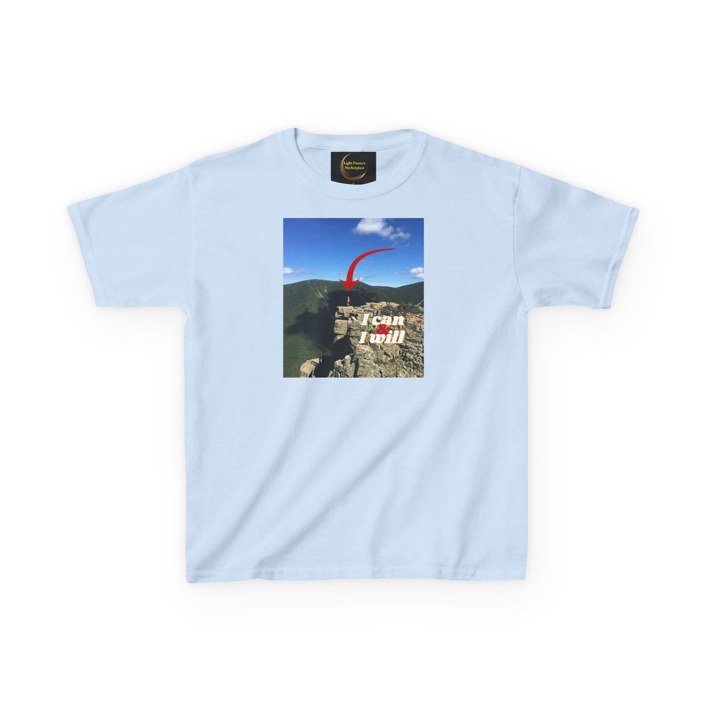 Kids/Youth 'I can, I will' Adventure Graphic Tee