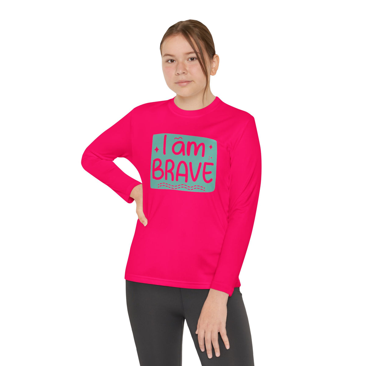 I Am Brave Youth Long Sleeve Tee