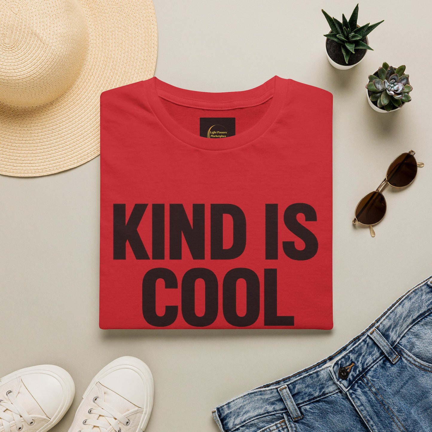 Kind Is Cool Adult Unisex T‑Shirt — Bold Positive Message