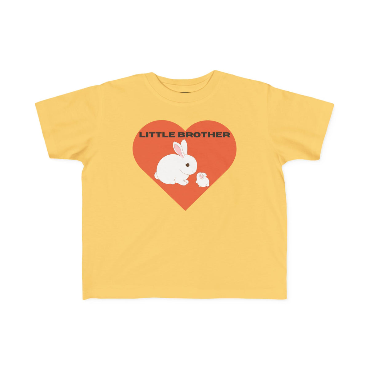 Little Brother Bunny Heart Toddler Tee