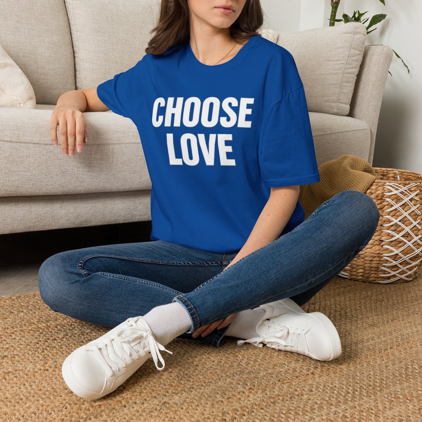 Choose Love Adult Unisex T-Shirt — Bold  Inspirational