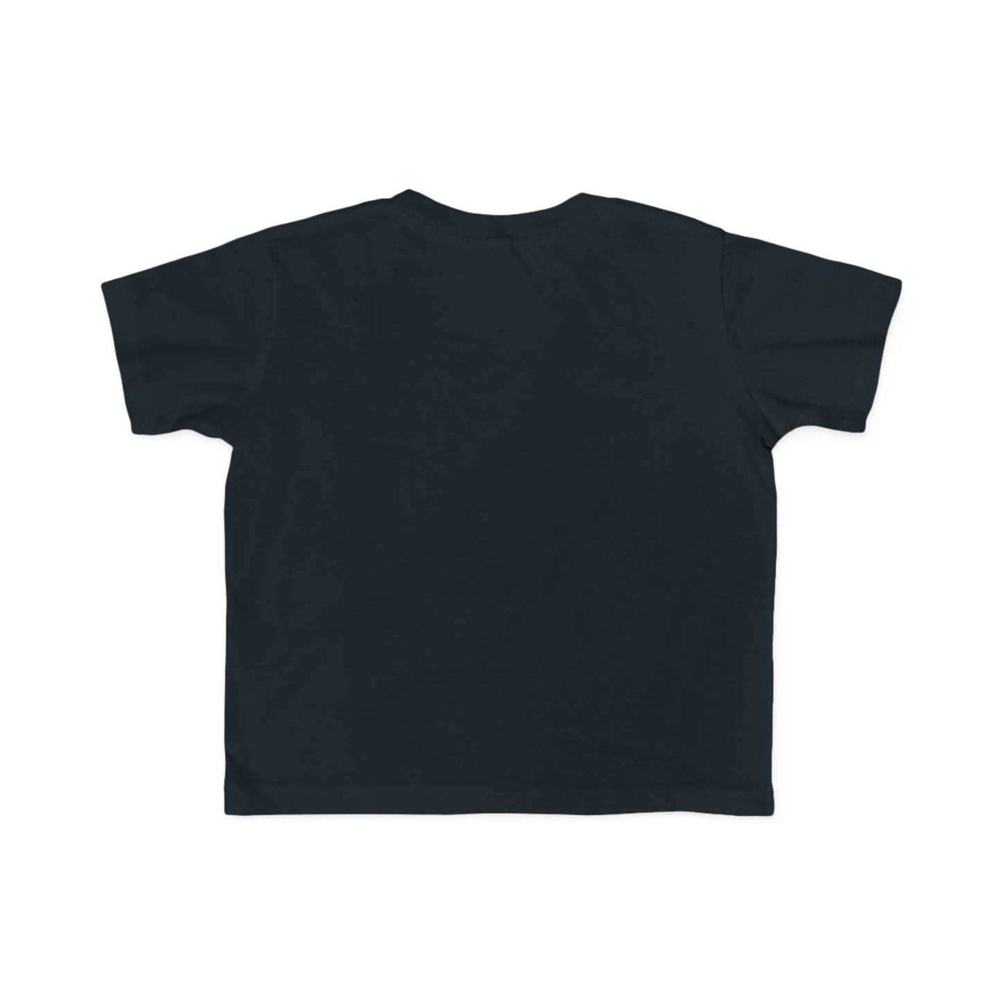 Health Tomato Power Toddler T-shirt, a soft, plain short-sleeve tee designed for comfort and durability, laid flat showing its classic fit and tear-away label.