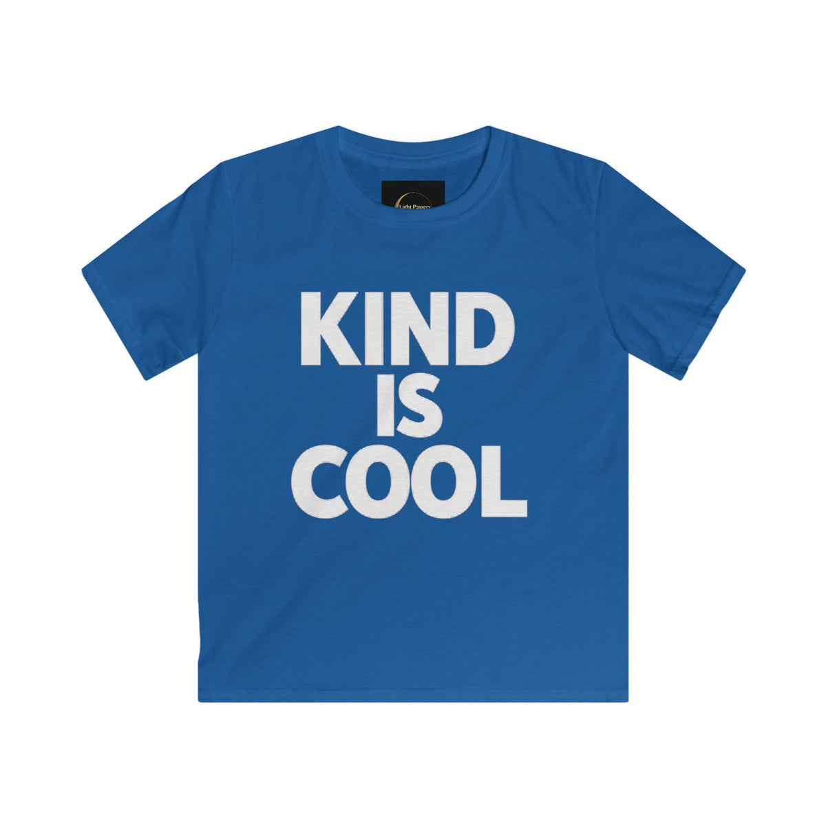 Youth Kids Tee — "Kind Is Cool" Positive Message T-Shirt