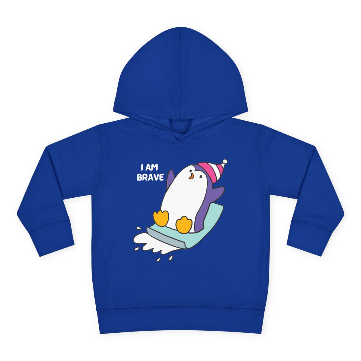 Brave Penguin Toddler Hoodie
