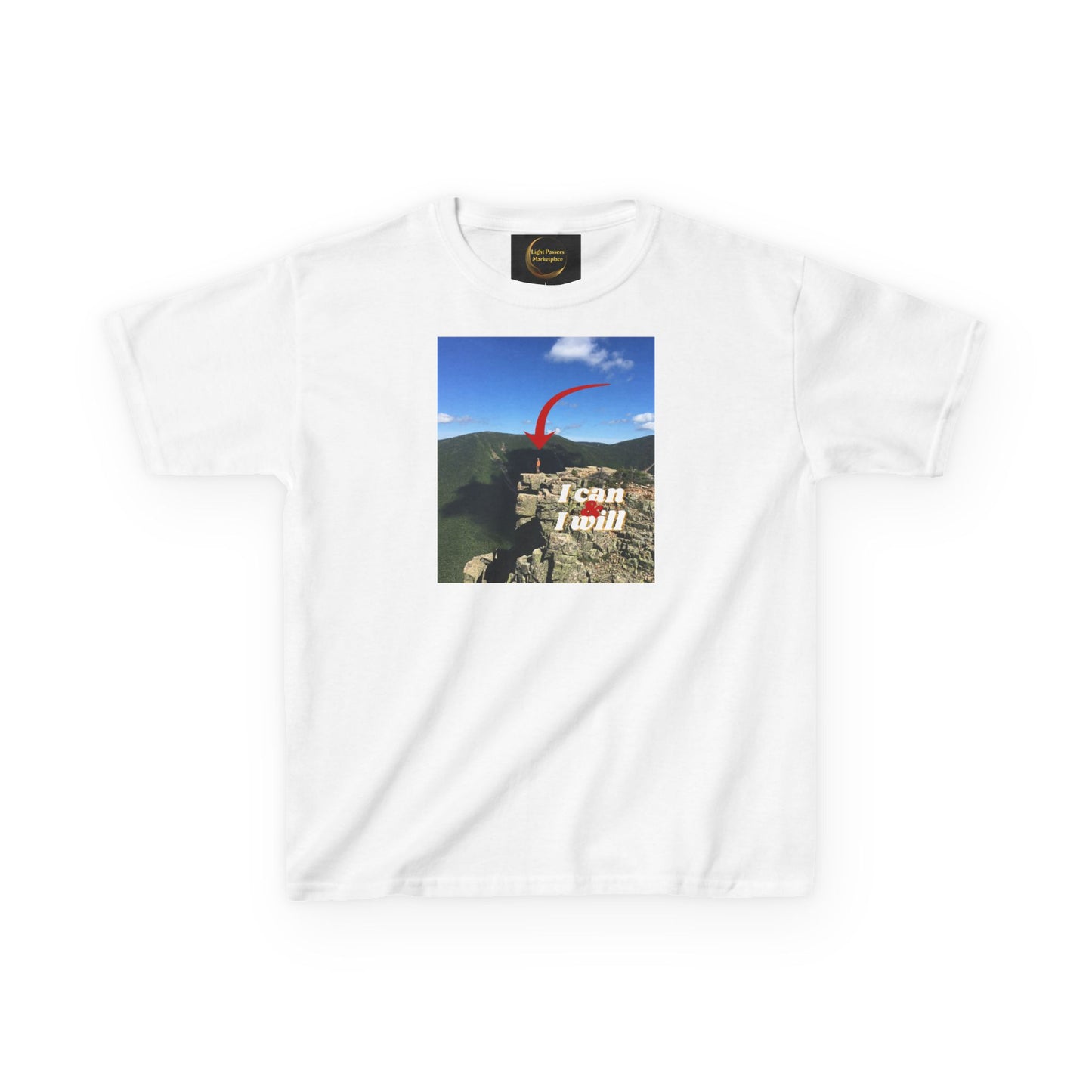 Kids/Youth 'I can, I will' Adventure Graphic Tee