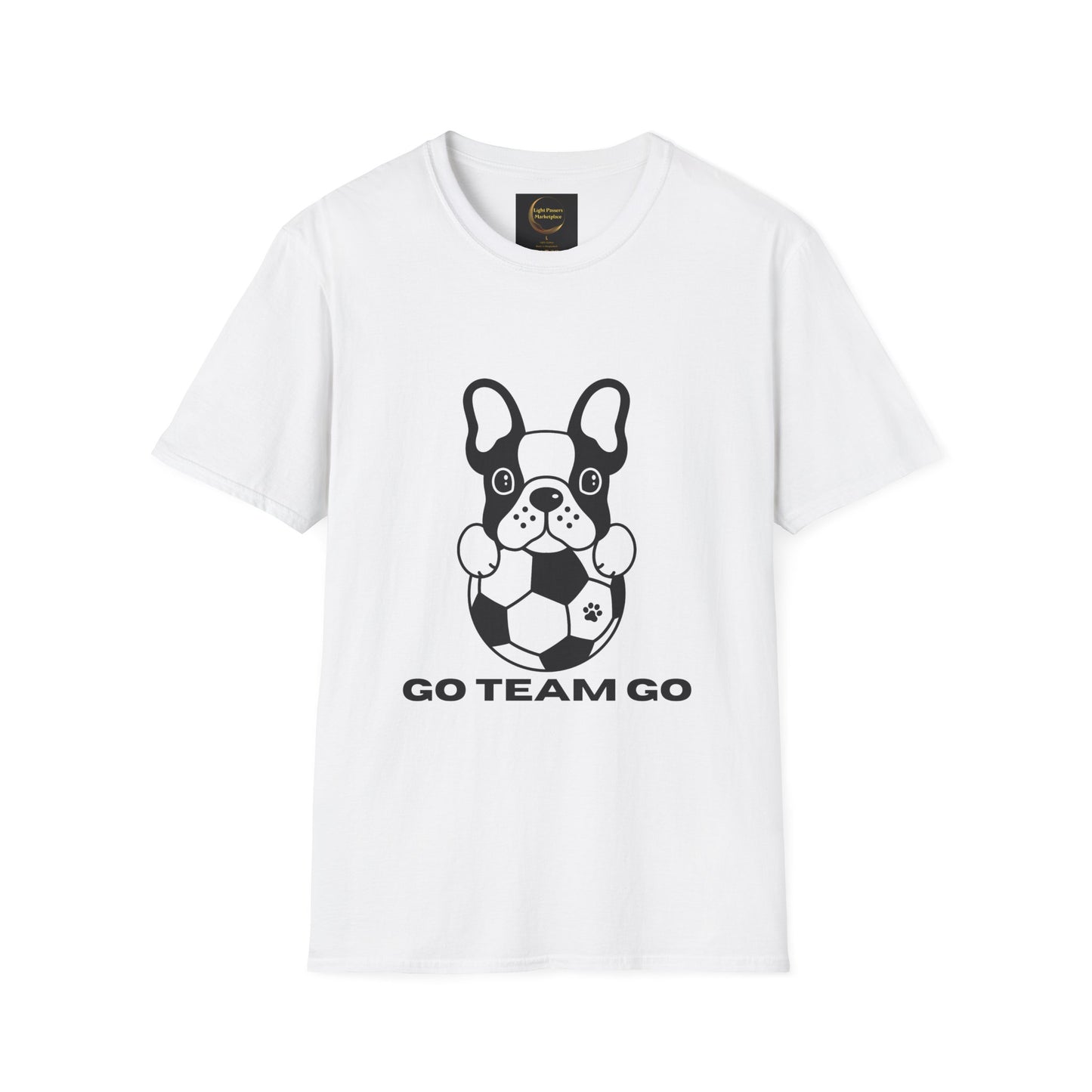 Soccer Dog Adult Unisex T-Shirt