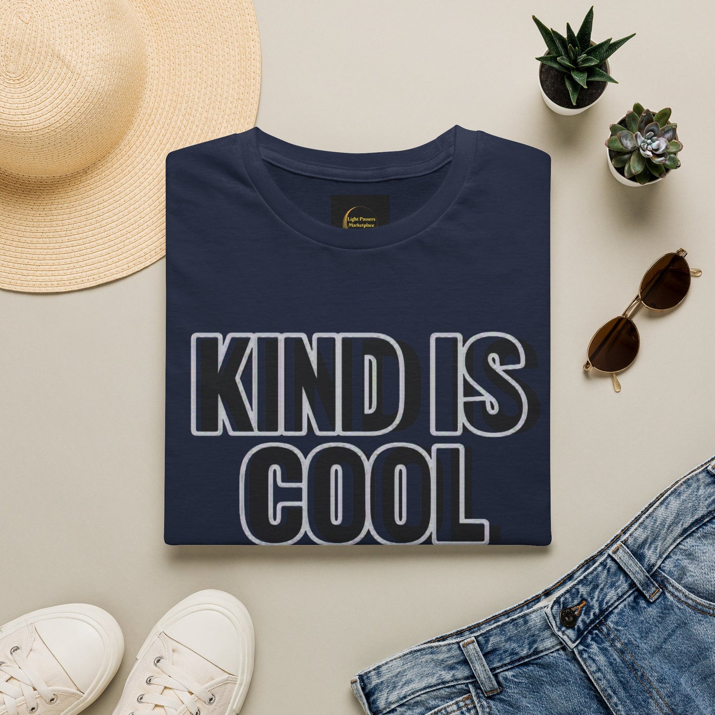 Kind Is Cool Adult Unisex T‑Shirt — Bold Positive Message
