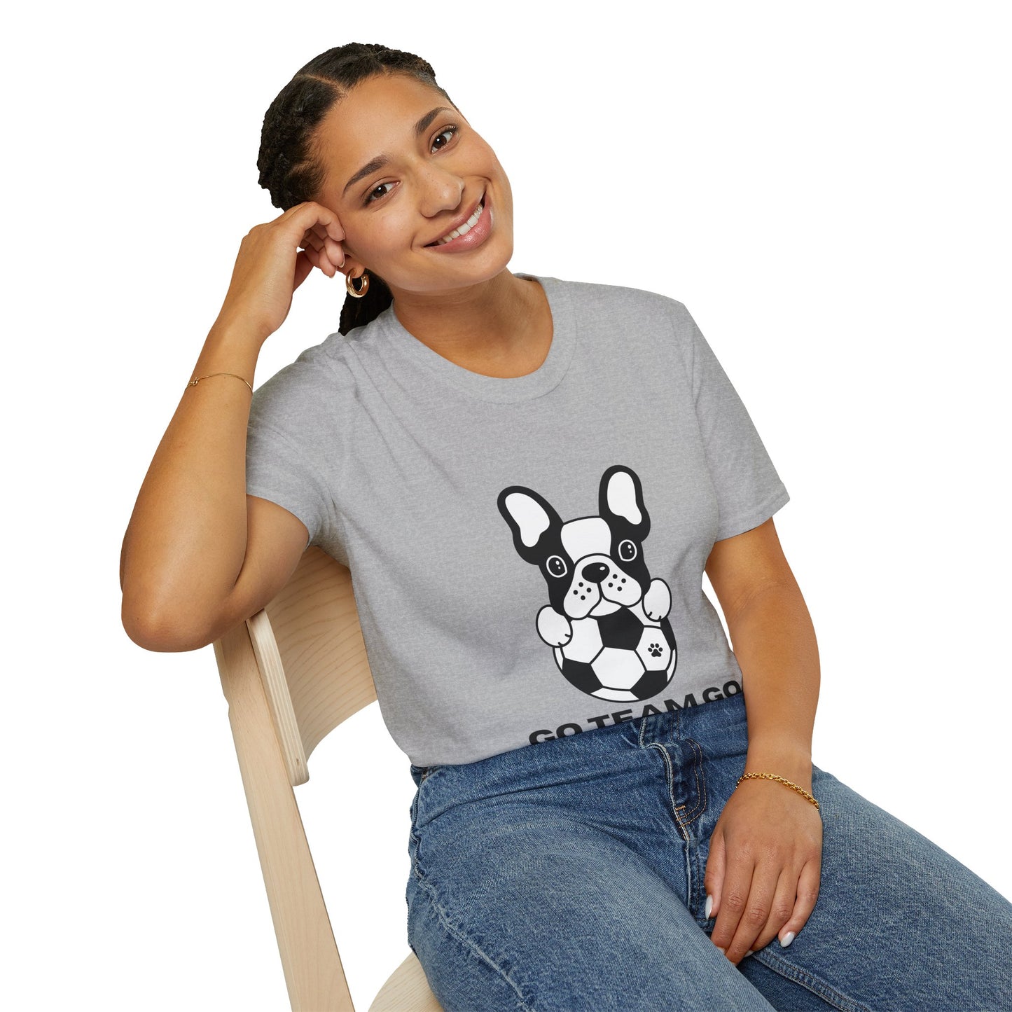 Soccer Dog Adult Unisex T-Shirt