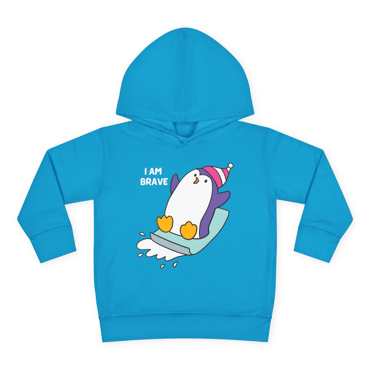 Brave Penguin Toddler Hoodie